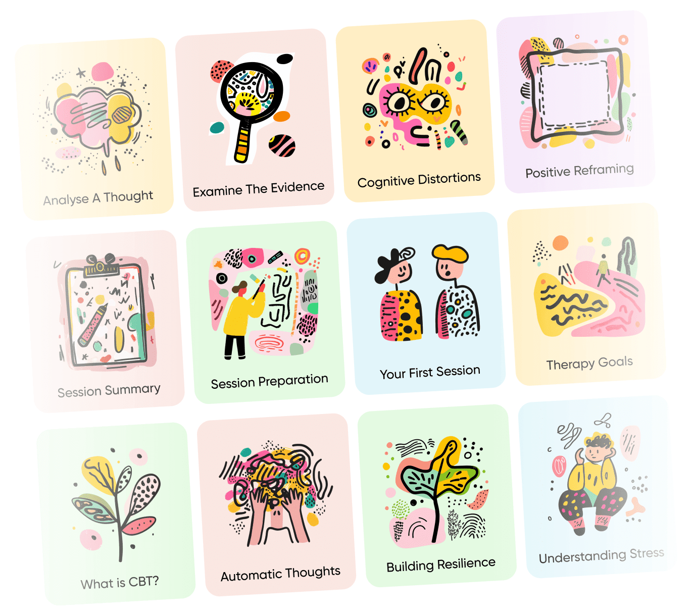 Illustration for the blog article about CBT Worksheets: Are Digital Versions Any Better? | Offload