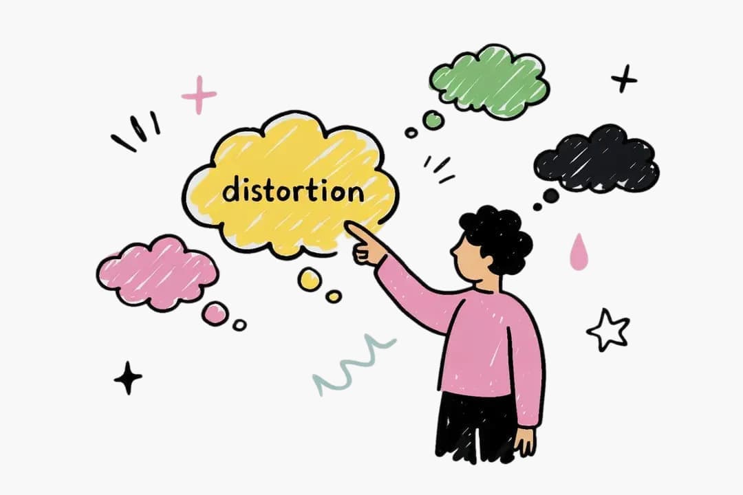 illustration for the blog article about Cognitive Distortions | Offload