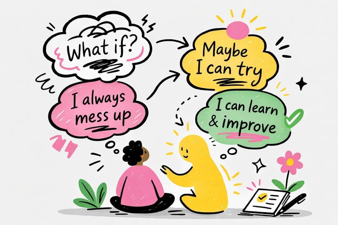 Illustration of a cognitive distortion | Offload